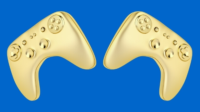 Gold Dual Shock Wireless Controller for PS 4